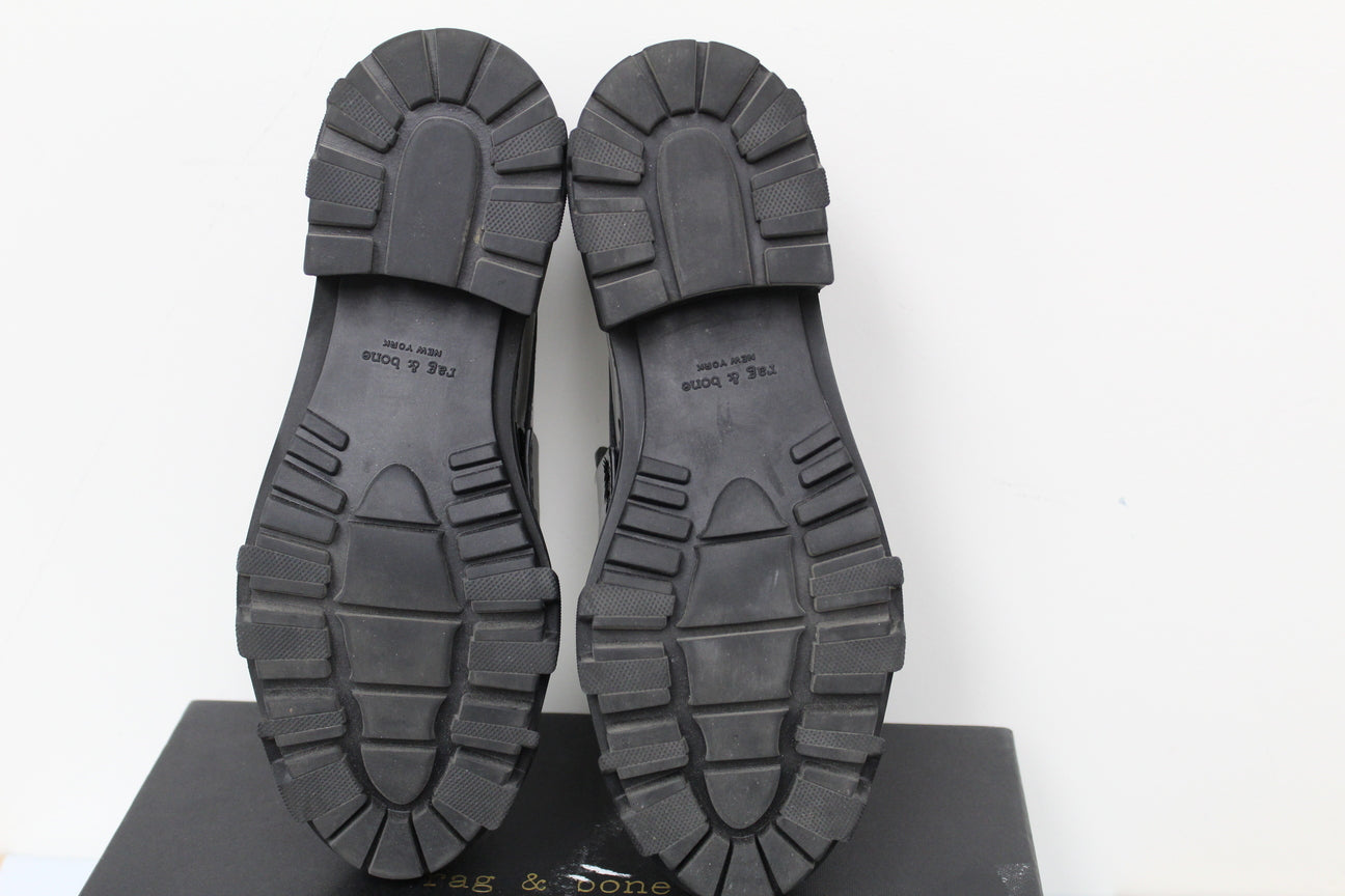 Rag & Bone Women's Shiloh Loafer Black Size 9.5