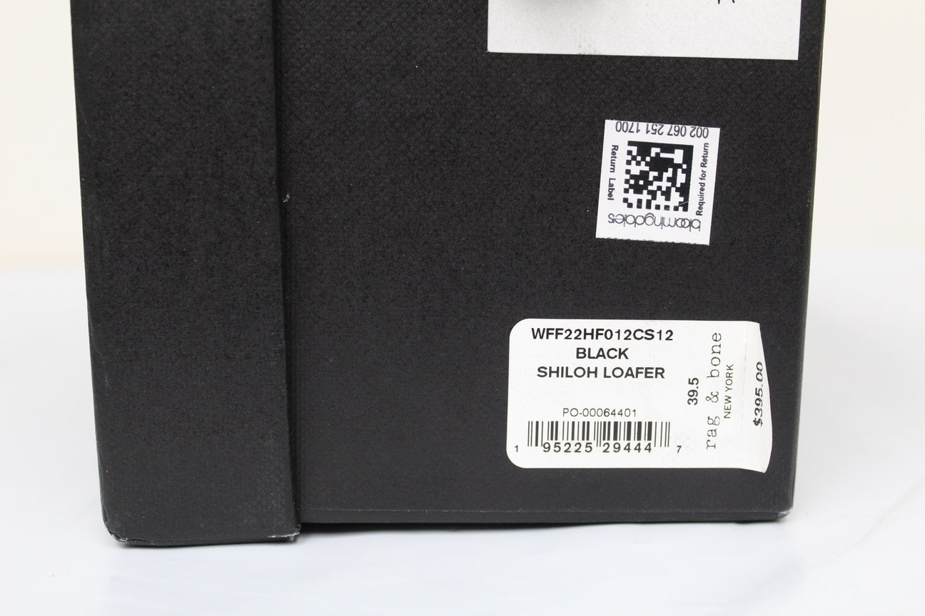 Rag & Bone Women's Shiloh Loafer Black Size 9.5