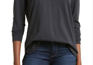 L.L.Bean Long Sleeve T-Shirt, Midnight Black, Size XL