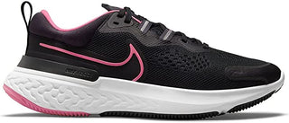 Nike Women's React Miler 2 Running Shoes Black/Pink Size 7.5 B(M) Us