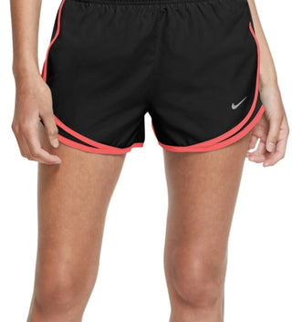 Nike Women's Dri Fit Solid Tempo Running Shorts Black Size Large