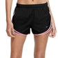 Nike Women's Dri Fit Solid Tempo Running Shorts Black Size X Small
