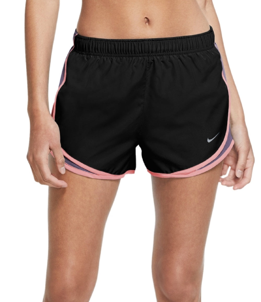 Nike Women's Dri Fit Solid Tempo Running Shorts Black Size X Small