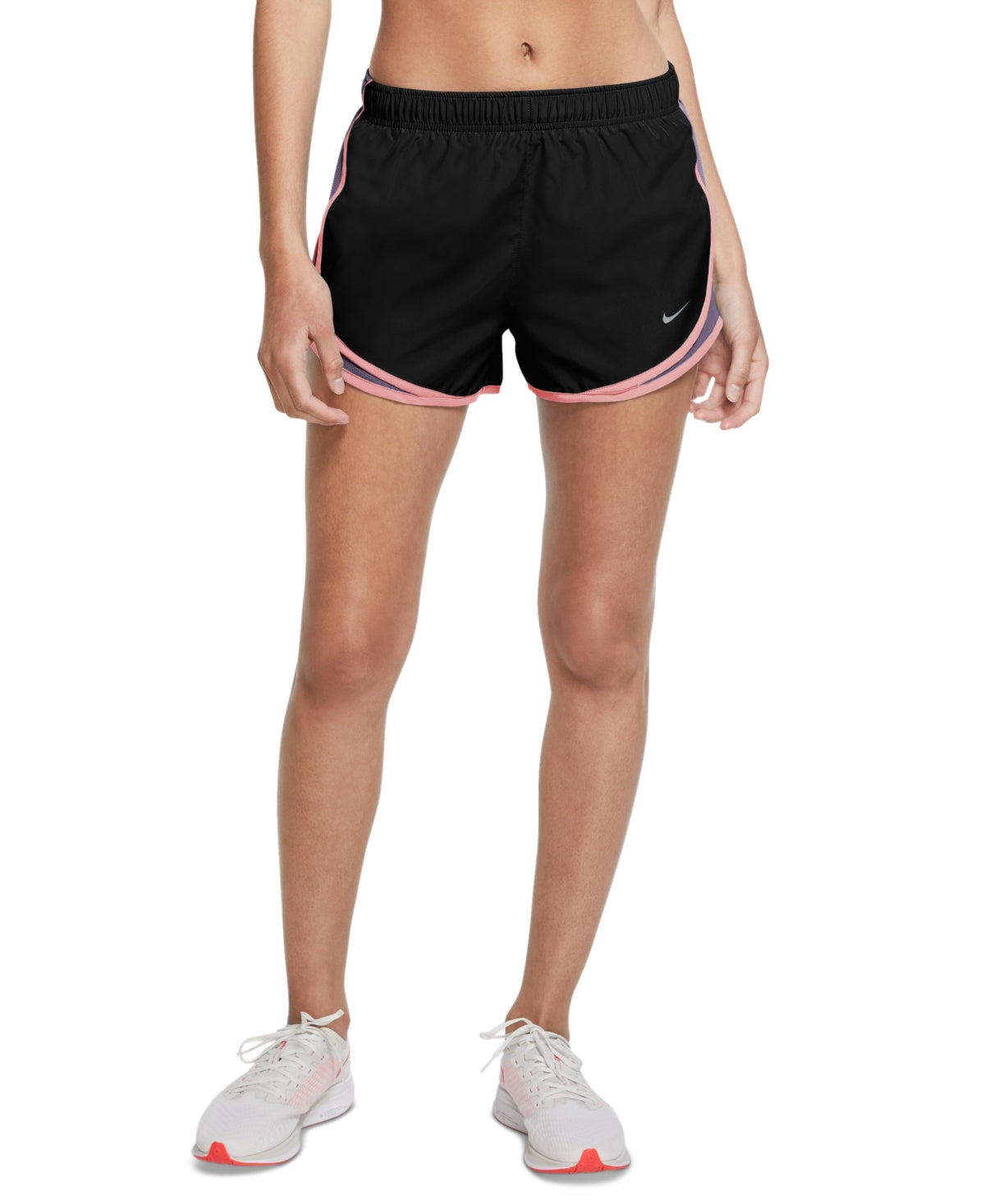 Nike Women's Dri Fit Solid Tempo Running Shorts Black Size X Small