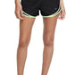 Nike Women's Dri Fit Solid Tempo Running Shorts Black Size Large