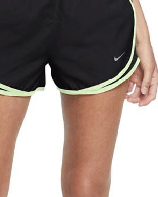 Nike Women's Dri Fit Solid Tempo Running Shorts Black Size Large