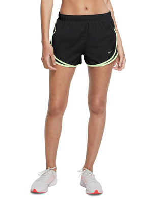 Nike Women's Dri Fit Solid Tempo Running Shorts Black Size Small