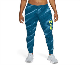Nike Men's Dri FIT Fleece Training Pants Blue Size Small