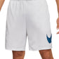 Nike Men's Dri Fit Sport Clash Training Shorts White Size Medium