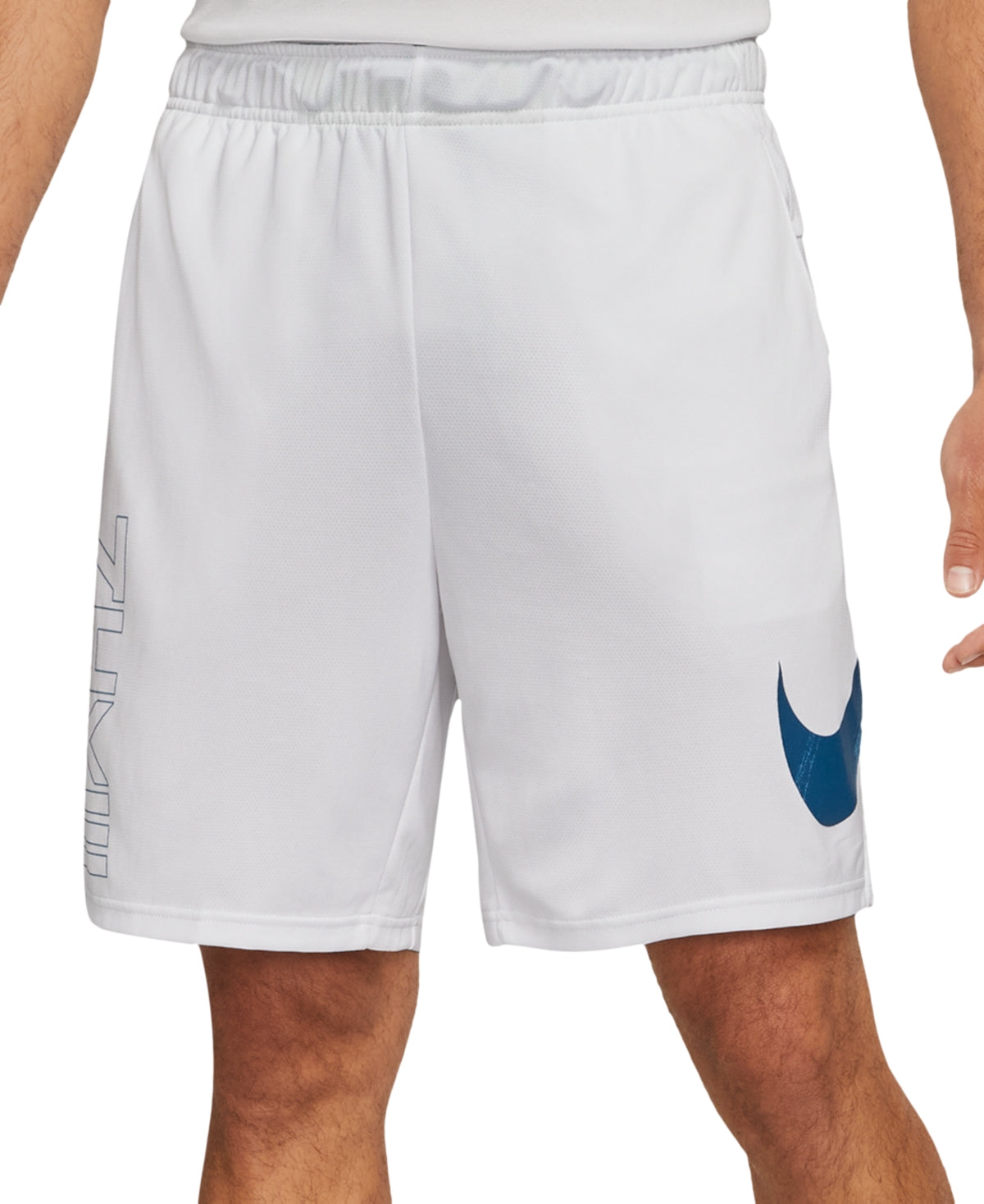 Nike Men's Dri Fit Sport Clash Training Shorts White Size Medium