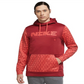 Nike Men'sTherma FIT Printed Training Hoodie Red Size Large