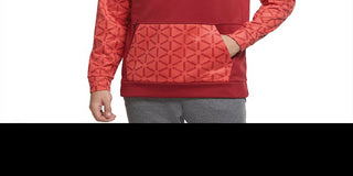 Nike Men'sTherma FIT Printed Training Hoodie Red Size Large