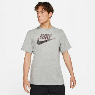 Nike Men's Camo Logo T-Shirt Gray Size Large