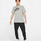 Nike Men's Camo Logo T-Shirt Gray Size Large