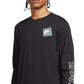 Nike Men's Just Do It Long Sleeve T-Shirt Black Size Large
