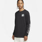 Nike Men's Just Do It Long-Sleeve T-Shirt Black Size X-Large