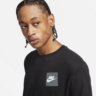 Nike Men's Just Do It Long-Sleeve T-Shirt Black Size X-Large