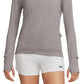 Nike Women's Element Dri Fit T-Shirt Gray Size Large