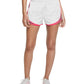 Nike Women's Dri Fit Solid Tempo Running Shorts White Size Large