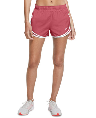 Nike Women's Dri Fit Solid Tempo Running Shorts Red Size X-Small