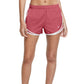 Nike Women's Dri Fit Solid Tempo Running Shorts Red Size X-Small