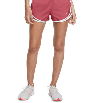 Nike Women's Dri Fit Solid Tempo Running Shorts Red Size X-Small
