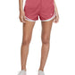 Nike Women's Dri Fit Solid Tempo Running Shorts Pink Size Medium