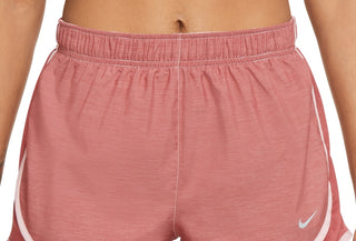 Nike Women's Dri Fit Solid Tempo Running Shorts Pink Size Large