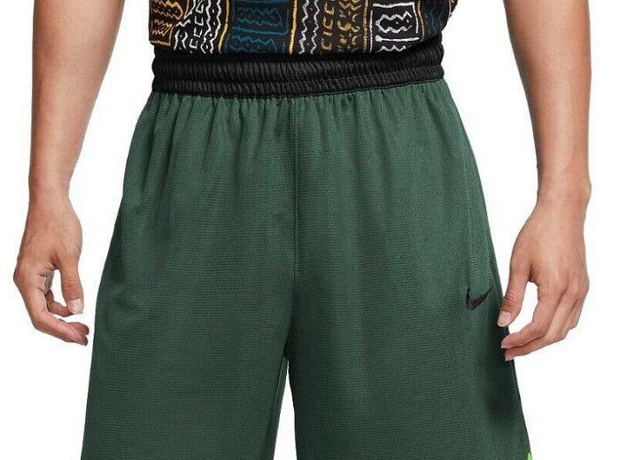 Nike Men's Dri FIT 10 Durasheen Basketball Workout Shorts Green Size Medium