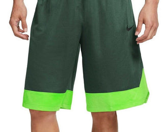 Nike Men's Dri FIT 10 Durasheen Basketball Workout Shorts Green Size Medium