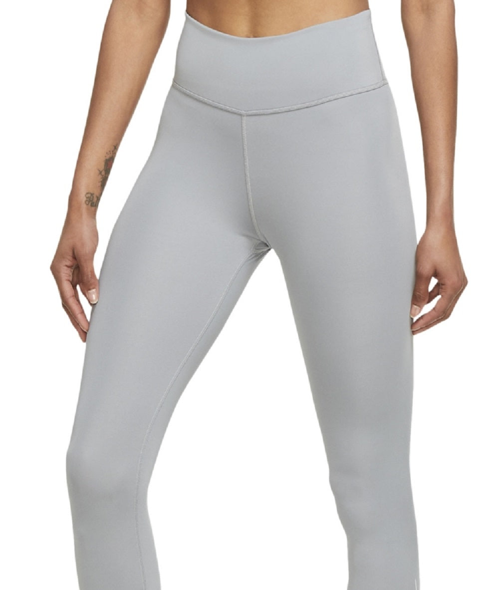 Nike Women's Dri Fit Swoosh Run 7/8 Leggings Gray Size Small