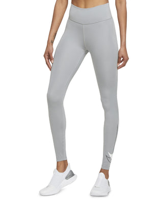 Nike Women's Dri Fit Swoosh Run 7/8 Leggings Gray Size Small