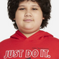 Nike Big Boy's Sportswear Jdi Pullover Hoodie Red Size XL