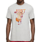 Nike Men's Just Do It Hoop T-Shirt Gray Size Small