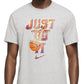Nike Men's Just Do It Hoop T-Shirt Gray Size Small