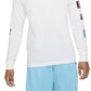 Nike Men's Basketball Long Sleeve Graphic Tee White Size Small