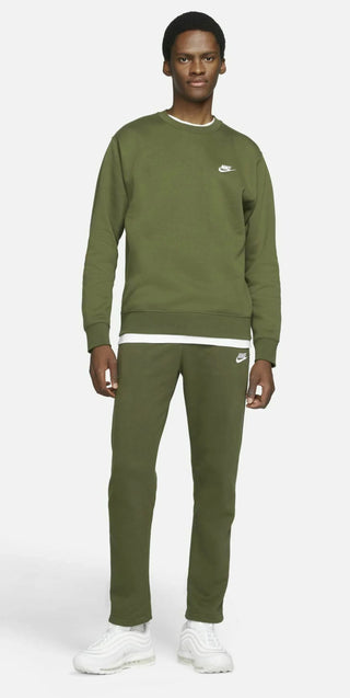 Nike Men's Sportswear Club Fleece Pants Green Size Small