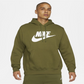 Nike Men's Sportswear Club Logo Pullover Hoodie Blue Size Small