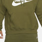Nike Men's Sportswear Club Logo Pullover Hoodie Blue Size Small