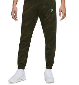 Nike Men's Camo Club Fleece Pants Green Size Medium
