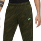 Nike Men's In Cotton Jimmy Jazz All Over Print Pants Green Size Large