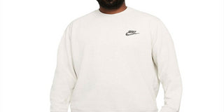 Nike Men's Big & Tall Club Sweatshirt Brown Size L