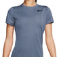 Nike Women's Dry Legend T-Shirt Blue Size X-Large