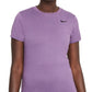 Nike Women's Dry Legend T-Shirt Purple Size Small