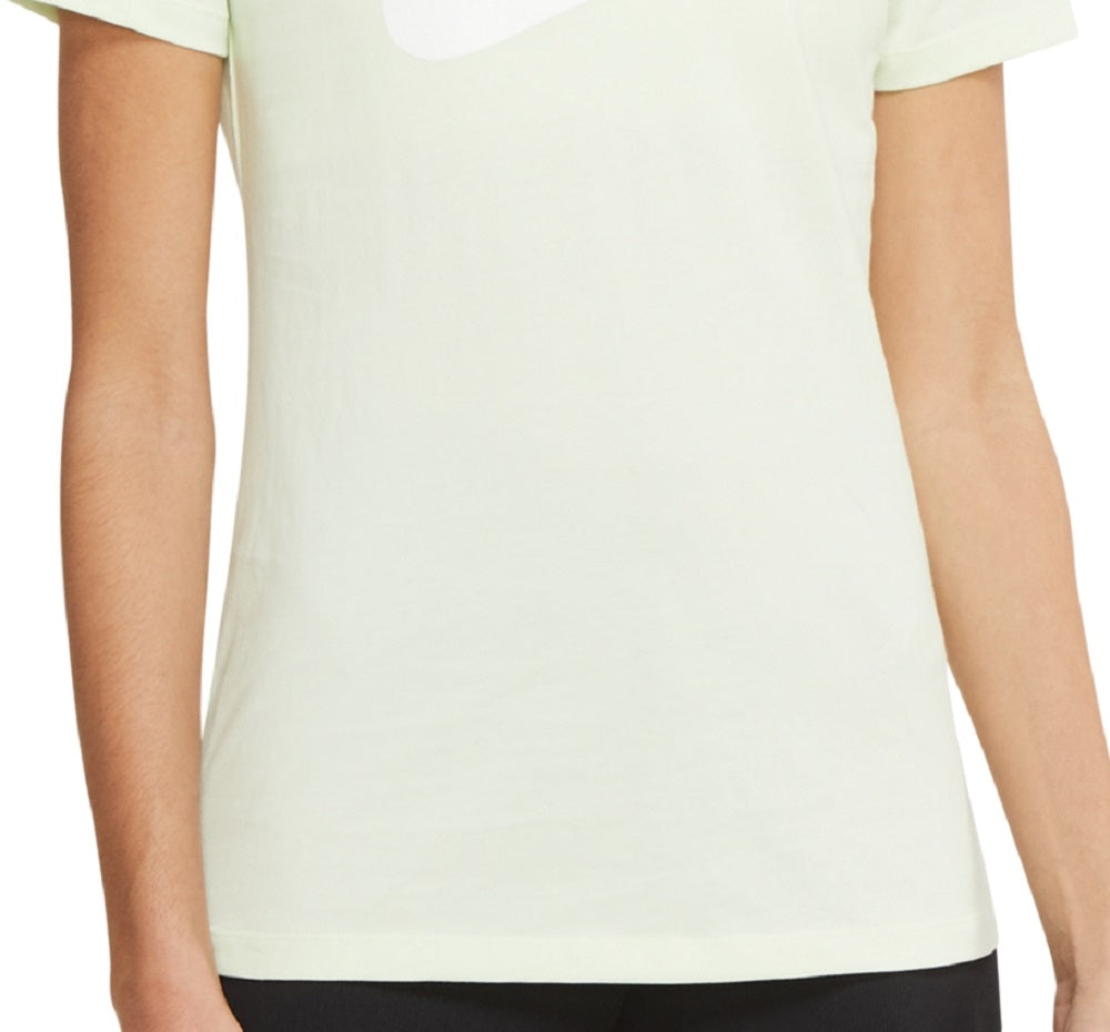 Nike Women's Sportswear Cotton Logo T-Shirt Green Size X-Large