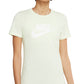 Nike Women's Sportswear Cotton Logo T-Shirt Green Size X-Large