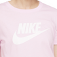 Nike Women's Sportswear Cotton Logo T-Shirt Pink Size Large