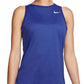 Nike Women's Dri Fit Training Tank Top Blue Size Large