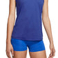 Nike Women's Dri Fit Training Tank Top Blue Size Large