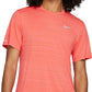 Nike Men's Dri Fit Miler T-Shirt Orange Size X-Large